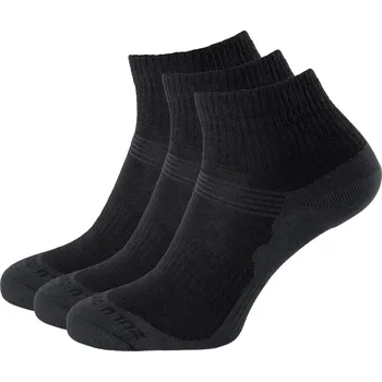 Pánské ponožky Ponožky Zulu Merino Lite 3 pack Velikost ponožek: 43-47 / Barva: černá/šedá
