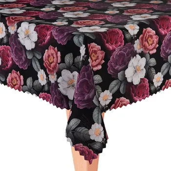 ubrus Celoroční ubrus odolný proti skvrnám 140x240 Polský květinový vzor Č.71