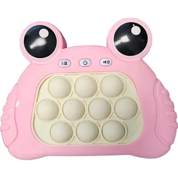 POP IT Fast push puzzle game - pop it hra -žába růžová