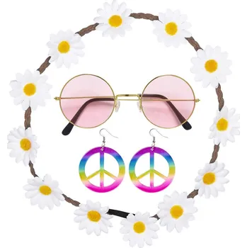 Sada Hippie s brýlemi