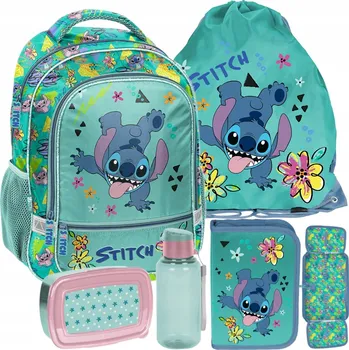 Školní batoh vícekomorový Lilo a Stitch Paso, vícebarevný, 19 l