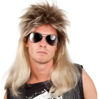 Karnevalový kostým Boland Pánská paruka rokerská blond dlouhá
