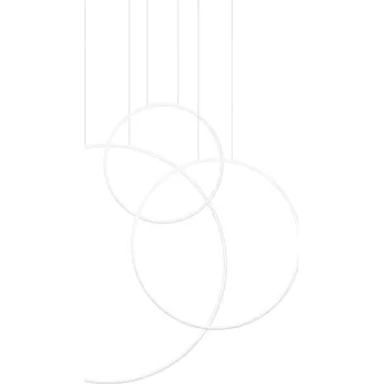 Závěsné LED svítidlo RIO 3 bílé moderní nad jídelní stůl a do obývacího pokoje Thoro