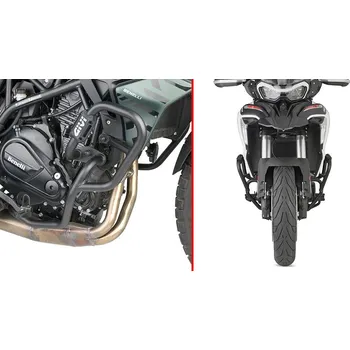 Rám pro motocykl Tn8717 padací rámy Benelli Trk 702/702 X (23-25), černé