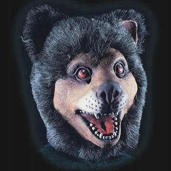 Karnevalová maska Maska medvěda s chlupy