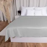 Sametový přehoz na postel Velvet Premium SVP-027 Světle šedý 140x200 cm