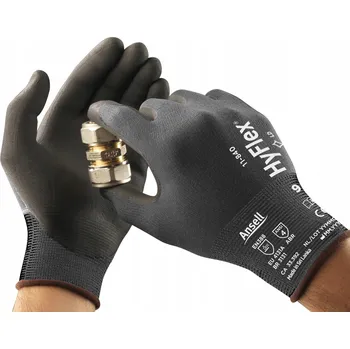 Pracovní rukavice Bezešvé BOZP Pracovní Rukavice Ansell HyFlex 11-840, velikost 10/XL
