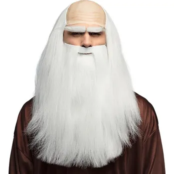 Karnevalový kostým Boland Paruka s pleší stařec s vousy a obočím