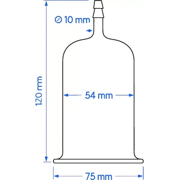 Masážní přístroj Masážní baňka s olivkou pr. 54 mm