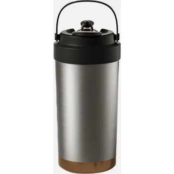 Termohrnek Vakuově izolovaná láhev na vodu na horkou a studenou vodu a nápoje, nerezová bílá