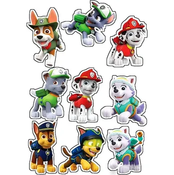 Jedlá dekorace na dort Jedlý tisk na fondánový list A4 motiv "TLAPKOVÁ PATROLA"