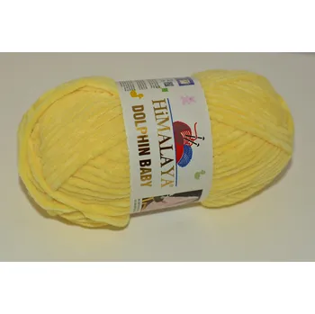 Příze Himalaya Příze Dolphin baby 80313 - žlutá