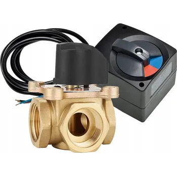 Instalatérský materiál TŘÍCESTNÝ VENTIL 3/4\" palce + AUTOMATICKÝ SERVOPHON GoHeat ST10