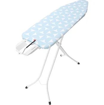 Žehlicí prkno Brabantia žehlicí prkno B, 124x38cm, odkládací plocha pro žehličky, bílý rám 22mm, Fresh Breeze