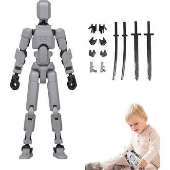 Figurka MINI ROBOT FIGURKA - POHYBLIVÁ, SBĚRATELSKÁ, 14 CM