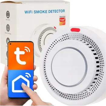 Sada domovního alarmu BEZDRÁTOVÝ WIFI HLÁSIČ KOUŘE S ALARMEM TUYA SMART