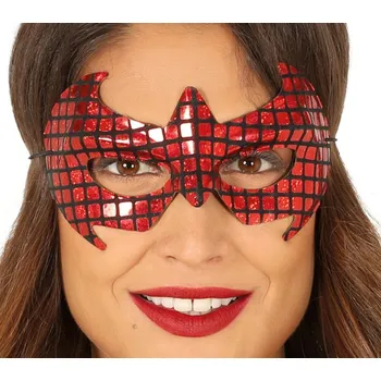 Karnevalový kostým Škraboška superhrdiny motiv pavučina