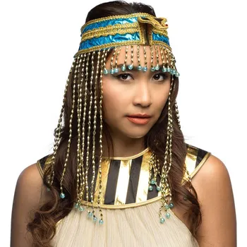 Karnevalový kostým Čelenka Kleopatra s korálky
