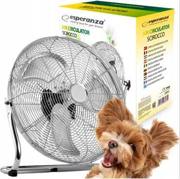 Domácí ventilátor Podlahový ventilátor 18" 110W BLOW - Velký ventilátor, cirkulátor, průmyslový, černý