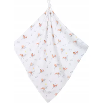 Zavinovačka BABYMAM MUŠELÍNOVÁ PLENKA DEKA ZAVINOVAČKA 120x120 cm