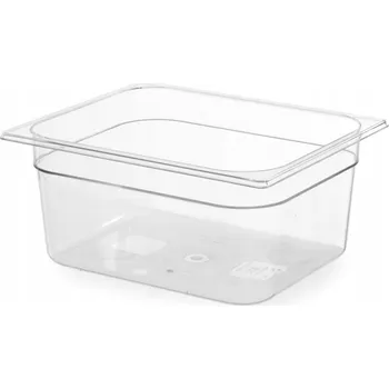 Dóza na potraviny GASTRONOMICKÁ NÁDOBA Z POLYKARBONÁTU PROFESIONÁLNÍ GN 1/2 HENDI