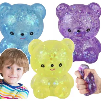 SADA 3x HRAČKA MAČKACÍ HRAČKA MEDVÍDEK ANTISREWSOVÝ PRO REHABILITACI