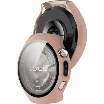 Pouzdro na mobilní telefon Pouzdro s vestavěným sklem Bizon pro Huawei Watch 5 46 mm, pouzdro, pouzdro