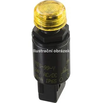 MIS-95 R 24VAC/DC indikační signálka 1xLED, mont.otvor 10mm