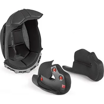 Helma na motorku Z250561R vnitřní výstelka + lícnice přilby Givi 50.5 Tridion, velikost 61 (XL)