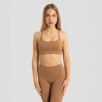 Podprsenka Exalted Unity Sweat Sportovní Podprsenka - rawhide brown, S