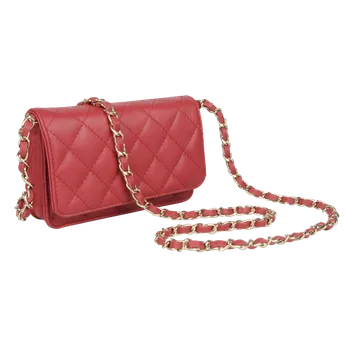Kabelka NovaKabelka.cz Kožená italská crossbody kabelka Milva Rossa