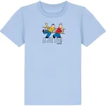Detské tričko Pat a Mat s žebříkem modré L