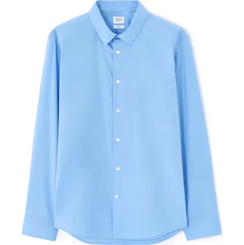 Pánská košile Celio Košile slim Masantal1 1131015 Modrá XL