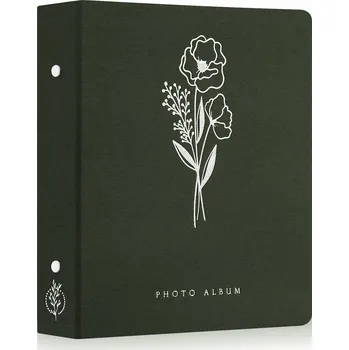 Obraz ALBUM NA 600 FOTEK 11,5x15 CM PŘÍRODNÍ LEN STŘÍBRNÉ RAŽENÍ