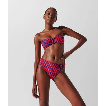 Dámské plavky PLAVKY KARL LAGERFELD ABSTRACT AOP U-RING BOTTOMS ABSTRACT AOP BLUE