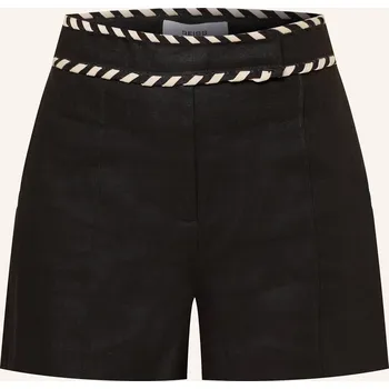 Reiss Dámské Lněné Šortky Fawn, černá, 44