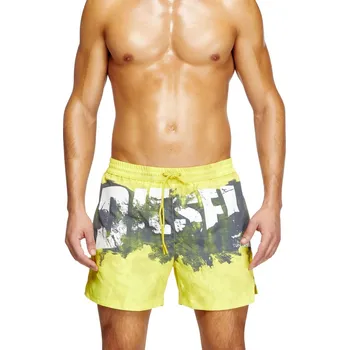 Pánské plavky PLAVKY DIESEL KEN-37-D-POP BOXER-SHORTS YELLOW