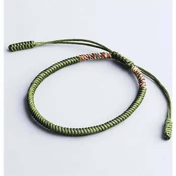 Náramek Multicolor ručně vázaný tibetský náramek štěstí | náramek, šperk - RB048