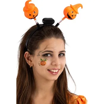 Karnevalový kostým Svítící čelenka dýně