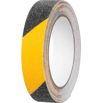 Lepicí páska Páska Strend Pro, 25 mm, L-5 m, lepiaca, protišmyková, extra odolná, čierno/žltá