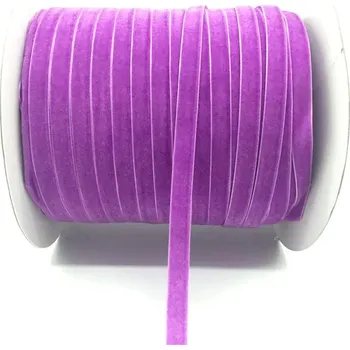 Balící papír Sametová stuha na dárky 10 mm 450 cm | svatební dekorace, ozdobná stuha - 79