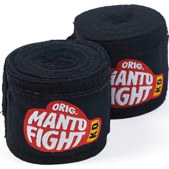 Bandáž na box a MMA Boxerské bandáže Manto Glove KO 4m - černé