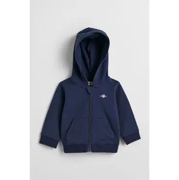 Dětská móda MIKINA GANT SHIELD ZIP HOODIE MARINE