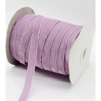 Stuha Sametová stuha na dárky 10 mm 450 cm | svatební dekorace, ozdobná stuha - Starožitný zinek