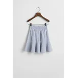 SUKNĚ GANT STRIPED SEERSUCKER SMOCKED SKIRT RICH BLUE
