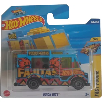 auto na autodráhu Hot Wheels Netflix Lets Race Quick Bite modrý