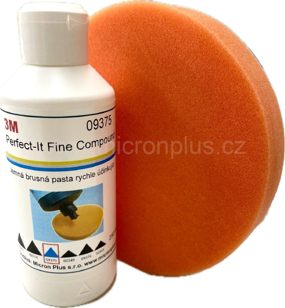 Sada pasta 3M Perfect-it Fine 09375 250ml + molitanový kotouč 150x25