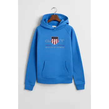 Dívčí mikina MIKINA GANT ARCHIVE SHIELD HOODIE GREECE BLUE