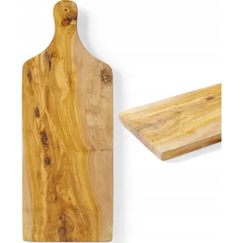 Kuchyňské prkénko Servírovací prkénko z olivového dřeva s rukojetí 600 x 200 x 18 mm - Hendi