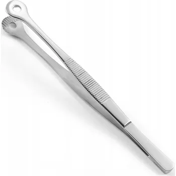 Péče o řasy a obočí Pinzeta pinzeta s kulatými hroty na pokrmy 150 mm Hendi 680124